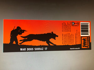 2017 “War Dogs" Shiraz